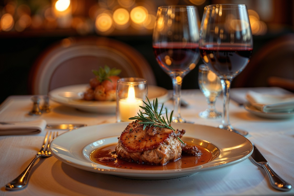 Preview of a restaurant website hero